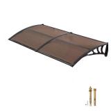 VEVOR Awnings for Door Entrance Canopy Brown