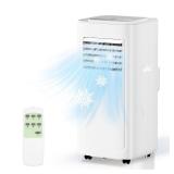 8000 BTU Portable AC w/ Remote, 3-in-1, White