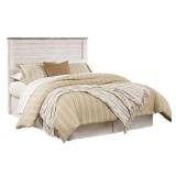 Queen Willowton Panel Headboard - Whitewash