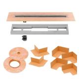 Kerdi-Line 31-1/2" Stainless Channel Outlet