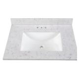 31 in. Cultured Marble Vanity Top with Sink