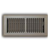 4 x 10 in. 2-Way Steel Floor Register Brown