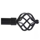 Torch 36-72 in Adjustable Curtain Rod Kit