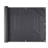 34 in. Privacy Balcony Screen in Dark Gray