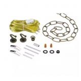 18 ft. Antique Brass Swag Light Kit for Hanging L