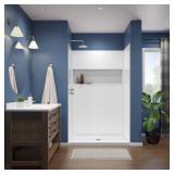 NexTile 48x36x74 Shower Wall White