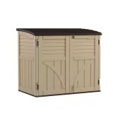 Resin Horizontal Shed 2ft8in x 4ft5in