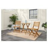 Ellison Folding Acacia Outdoor Dining Chair