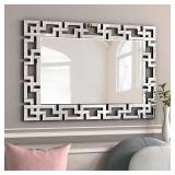 47.2x31.5 in Silver Beveled Vanity Mirror
