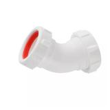 1-1/2 in. 45  P-Trap Elbow Plastic