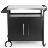 Moveable Outdoor Cabinet Grill Cart