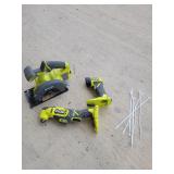 RYOBI Tools, Batteries not included