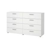 Austin 8-Drawer White Double Dresser