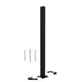 36 in. H x 4 in. W Matte Black Stair Post Kit