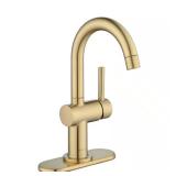 Dorind Brushed Gold Bathroom Faucet