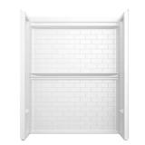 Classic 500 Tile White Shower Wall Surround