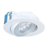 HALO Matte White 4-in LED Canless Downlight