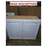 30"x24" white kitchen cabinet w/doors