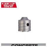 4-3/8 in. Carbide SDS-PLUS Masonry Core Bit