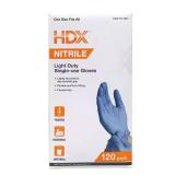 Box Lot Blue Nitrile Disp Glove (120-Pack)