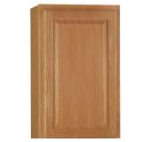 Hampton 18x12x30 Wall Kitchen Cabinet, Oak