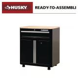 Husky 24-Gauge Steel Cabinet, Black