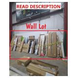 Wall Lot of Assorted Items