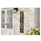 Hampton Bay 50 in. Wood Sign Wall Art