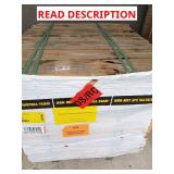 Skid of wood 1 1/2 in by 38 in
