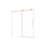 60x76 in Sliding Shower Door - Gold Finish