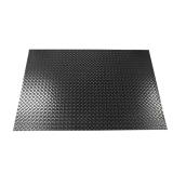 47 in. x 32 in. PVC Grill Mat   Midnight Black