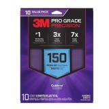 Pro Grade 9x11 Sanding Sheets 150 Grit (10)