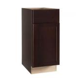 Shaker Assembled Cabinet 15x34.5x24 in. Java