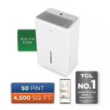 Smart Dehumidifier with Pump, WiFi, White
