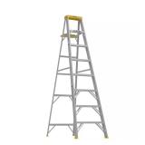 8 ft Aluminum Step Ladder, 250 lb Load