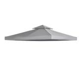 Gazebo Canopy Top Cover Light Grey