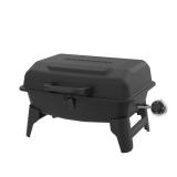 Portable 1-Burner Propane Grill Black