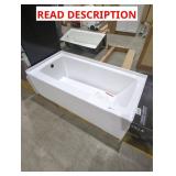 Delta Bathtub 60" x 30" x 19.5"