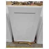 Single white cabinet