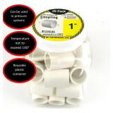 1 in. PVC Schedule 40 Coupling S x S (25-Pack)