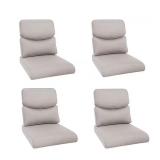 Modern 22x25 Outdoor Lounge Cushion Set Beige (Se