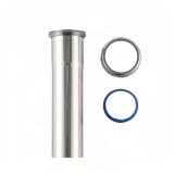 1-1/2 x 6 Chrome-Plated Drain Tube