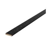 8 ft. x 4 in. Black Marble Backsplash