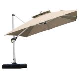 PURPLE LEAF Cantilever Patio Umbrella 10x10