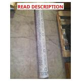 Rug 63" wide. Length unknown