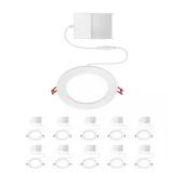 Value Series 6" LED Slim Canless White (10)