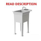 18" Freestanding Laundry Sink w/ Faucet