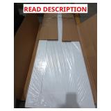 22"x80" white shaker door