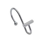 Metal Halden Shower Curtain Rings 3x1in Chrome