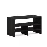 Hermite Espresso Desk Top Organizing Shelf